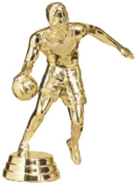 Фигурка №886 (Баскетбол, высота 12,1 см, цвет золото, пластик)