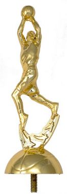 Фигурка №498 (Баскетбол, высота 15 см, цвет золото, пластик)