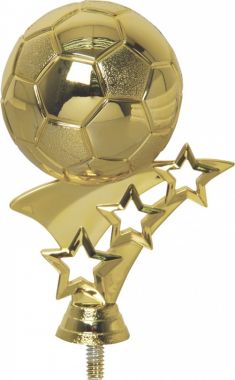 Фигурка №1059 (Футбол, высота 11 см, цвет золото, пластик)