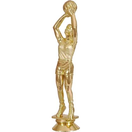 Фигурка №924 (Баскетбол, высота 17 см, цвет золото, пластик)