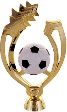 Фигурка №682 (Футбол, высота 18 см, цвет золото, пластик)