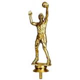 Волейболист высота 15 см F21/G. Волейбольная пластиковая золотая фигурка для награждения команд