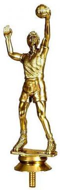 Фигурка №61 (Волейбол, высота 15 см, цвет золото, пластик)