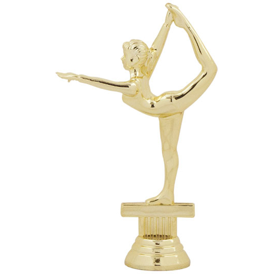 Фигурка №115 (Художественная гимнастика, высота 14 см, цвет золото, пластик)