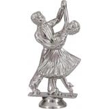 Танец высота 13 см F06/S серебряная пластиковая статуэтка для танцевальных коллективов