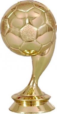 Фигурка №379 (Футбол, высота 7 см, цвет золото, пластик)