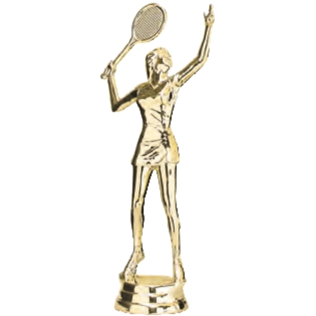 Фигурка №934 (Большой теннис, высота 14,9 см, цвет золото, пластик)