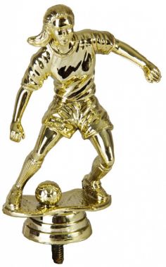 Фигурка №1005 (Футбол, высота 13,3 см, цвет золото, пластик)