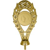 Фигурка №63 (Звезда, высота 16 см, цвет золото, пластик, размер вставки по шаблону)