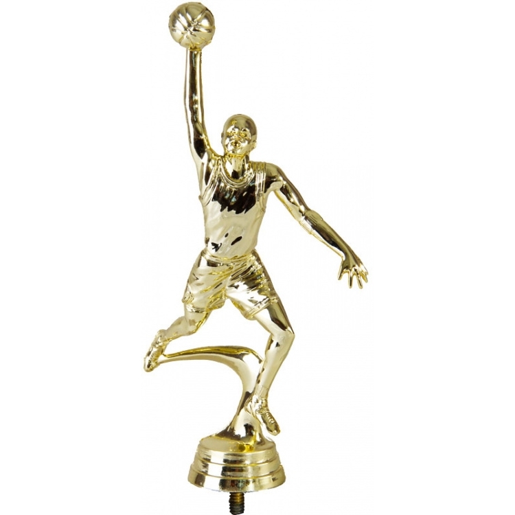 Фигурка №878 (Баскетбол, высота 17,8 см, цвет золото, пластик)