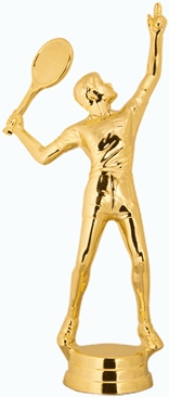 Фигурка №933 (Большой теннис, высота 15,2 см, цвет золото, пластик)