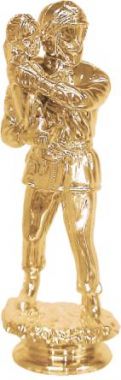 Фигурка №870 (Пожарный спорт, высота 12 см, цвет золото, пластик)