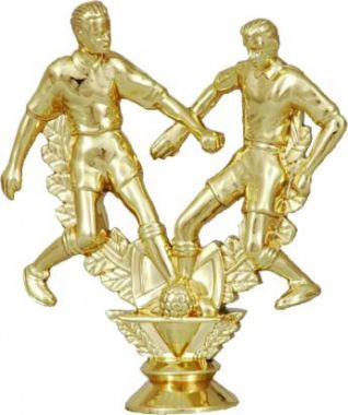 Фигурка №805 (Футбол, высота 12 см, цвет золото, пластик)