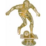 Фигурка №891 (Футбол, высота 10 см, цвет золото, пластик)