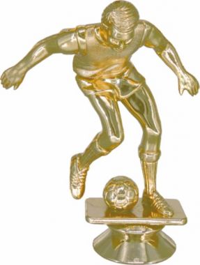Фигурка №891 (Футбол, высота 10 см, цвет золото, пластик)