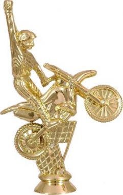 Фигурка №775 (Велоспорт, высота 15 см, цвет золото, пластик)