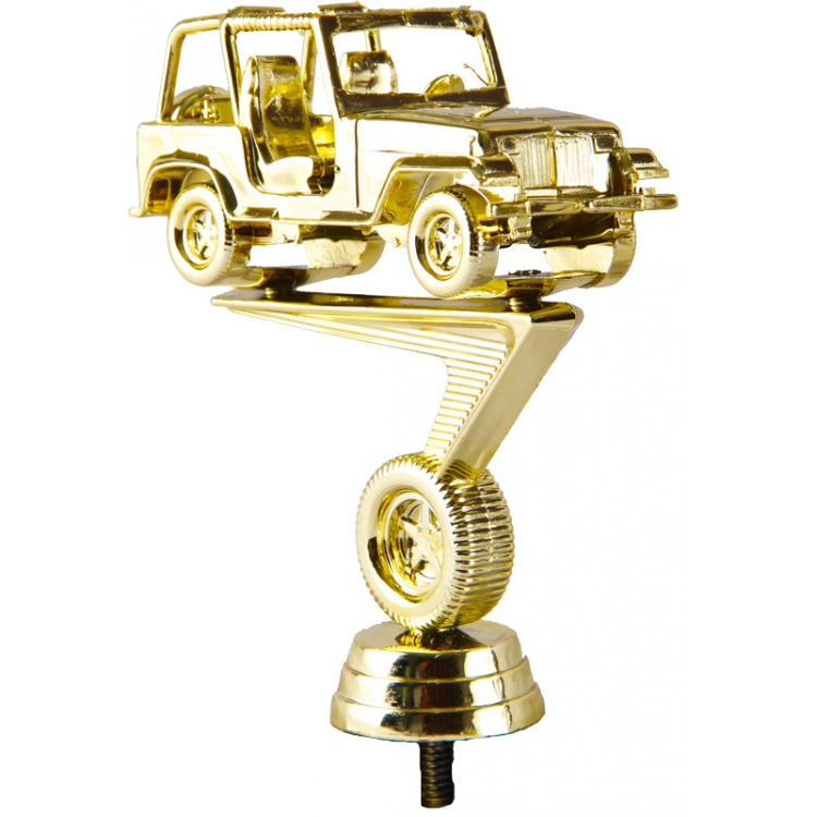 Фигурка №1113 (Автоспорт, высота 12,7 см, цвет золото, пластик)