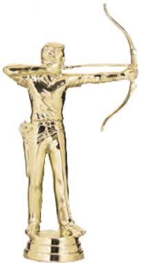 Фигурка №936 (Пулевая стрельба, высота 15,2 см, цвет золото, пластик)