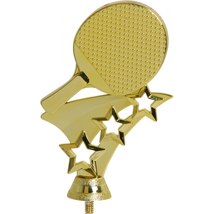 Фигурка №1060 (Настольный теннис, высота 11 см, цвет золото, пластик)
