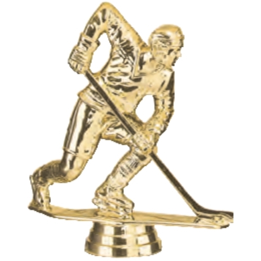 Фигурка №923 (Хоккей, высота 11,4 см, цвет золото, пластик)
