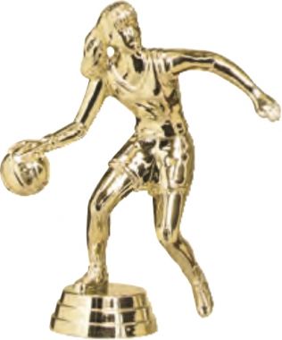 Фигурка №920 (Баскетбол, высота 12,1 см, цвет золото, пластик)