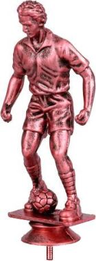 Фигурка №11 (Футбол, высота 13 см, цвет бронза, пластик)