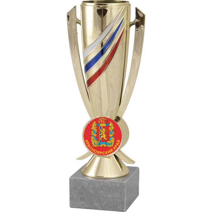кубок №1198-5229 (красноярский край, высота 22 см (кубок плюс жетон для вклейки)) (размер табличек: 55x15 мм) кубок №1198-5229 (красноярский край, высота 22 см (кубок плюс жетон для вклейки)) (размер табличек: 55x15 мм)