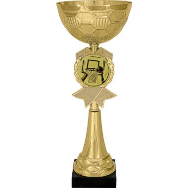 Кубок №15-73 (Баскетбол, высота 27 см (Кубок плюс жетон для вклейки))