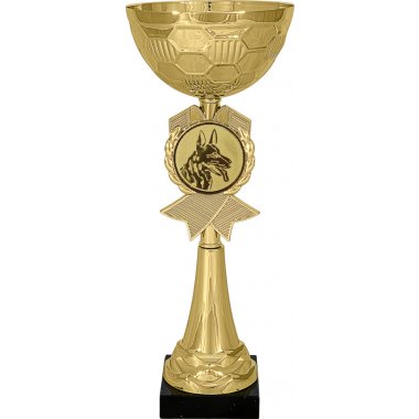 Кубок №580-73 (Выставки собак (собаководство), высота 27 см (Кубок плюс жетон для вклейки))