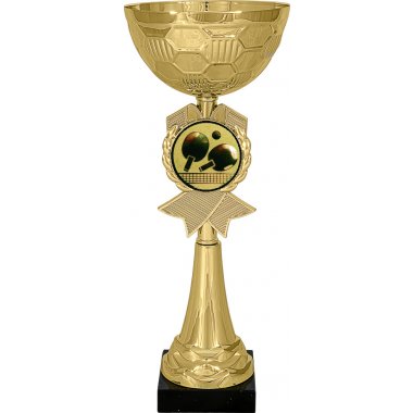 Кубок №71-73 (Настольный теннис, высота 27 см (Кубок плюс жетон для вклейки))