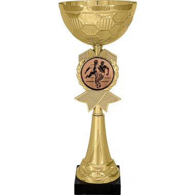 Кубок №73-73 (Футбол, высота 27 см (Кубок плюс жетон для вклейки))