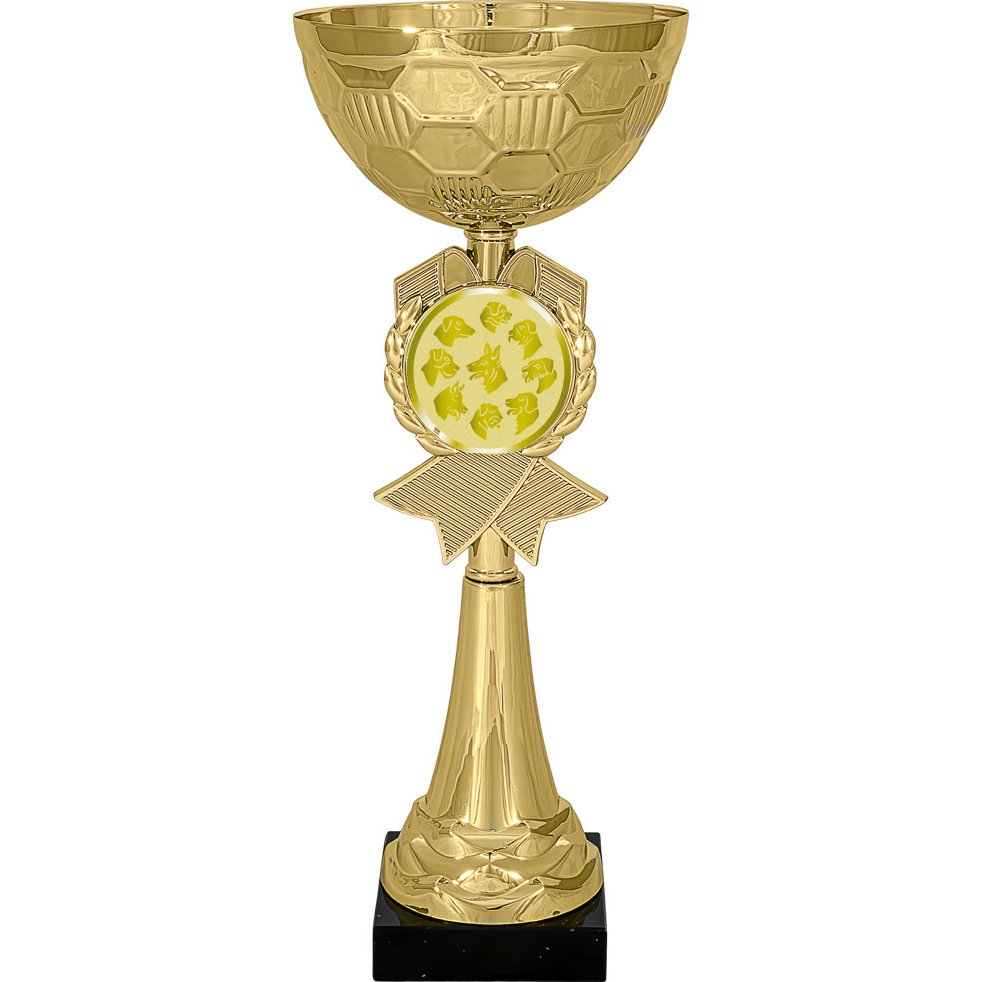кубок №776-73 (выставки собак (собаководство), высота 34 см (кубок плюс жетон для вклейки))