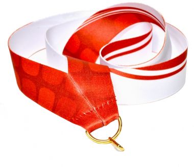 Лента для медалей №207 (Красный, ширина 25 мм)