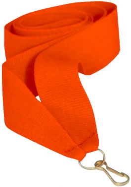Лента для медалей №169 (Неоновый оранжевый, ширина 22 мм)