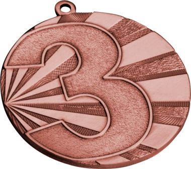Медаль 3 место MMC4571/B 45 G-2 мм