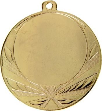Медаль №32 (Диаметр 70 мм, металл, цвет золото. Место для вставок: лицевая диаметр 50 мм, обратная сторона диаметр 50 мм)