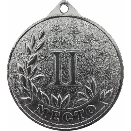 Медаль №3548 (2 место, диаметр 40 мм, металл, цвет серебро. Место для вставок: обратная сторона диаметр 36 мм)