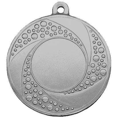 Медаль №3533 (Диаметр 50 мм, металл, цвет серебро. Место для вставок: лицевая диаметр 25 мм, обратная сторона диаметр 46 мм)