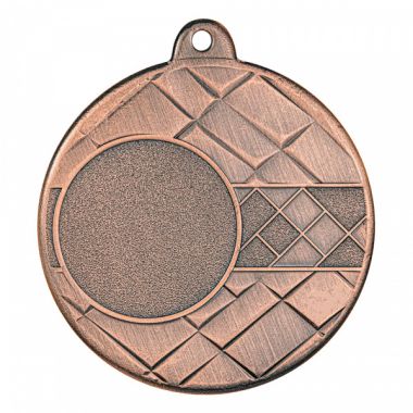 Медаль №3500 (Диаметр 50 мм, металл, цвет бронза. Место для вставок: лицевая диаметр 25 мм, обратная сторона диаметр 45 мм)