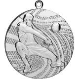 Медаль №96 (Волейбол, диаметр 40 мм, металл, цвет серебро. Место для вставок: обратная сторона диаметр 35 мм)
