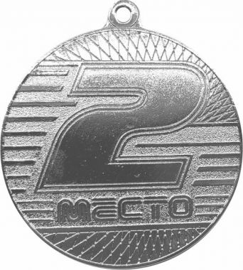 Медаль №3565 (2 место, диаметр 50 мм, металл, цвет серебро. Место для вставок: обратная сторона диаметр 46 мм)
