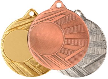 Комплект медалей №1064 (Диаметр 40 мм, металл, золото, серебро, бронза. Место для вставок: обратная сторона диаметр 35 мм)