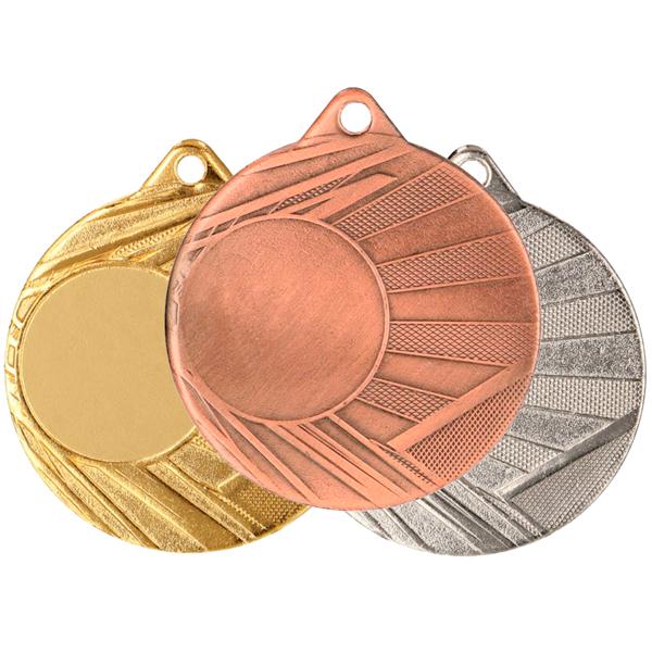 Комплект медалей №1064 (Диаметр 40 мм, металл, золото, серебро, бронза. Место для вставок: обратная сторона диаметр 35 мм)