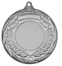 Медаль №155 (Диаметр 50 мм, металл, цвет серебро. Место для вставок: лицевая диаметр 25 мм, обратная сторона диаметр 47 мм)