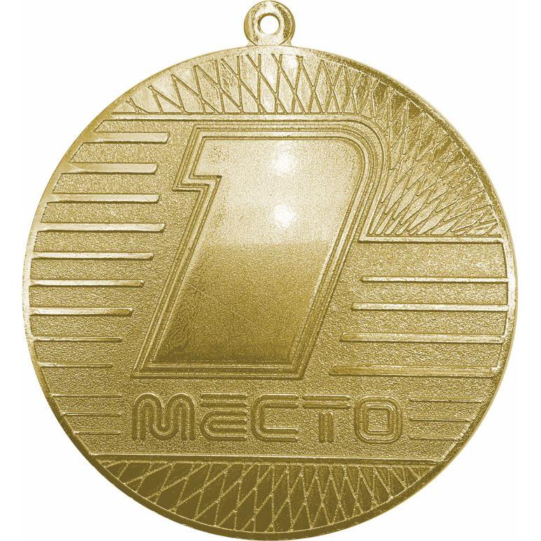 Медаль №3575 (1 место, диаметр 70 мм, металл, цвет золото. Место для вставок: обратная сторона диаметр 67 мм)