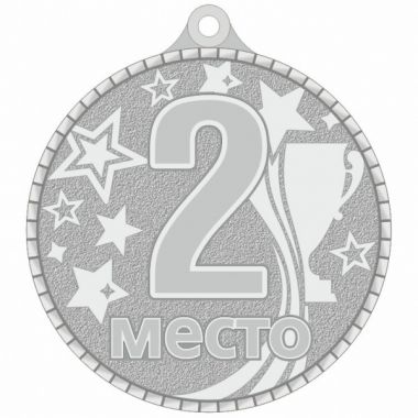 Медаль №3645 (Диаметр 55 мм, металл, цвет серебро. Место для вставок: обратная сторона диаметр 40 мм)