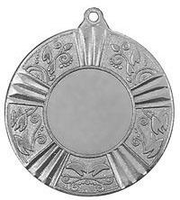 Медаль №153 (Диаметр 50 мм, металл, цвет серебро. Место для вставок: лицевая диаметр 25 мм, обратная сторона диаметр 47 мм)