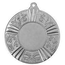 Медаль №153 (Диаметр 50 мм, металл, цвет серебро. Место для вставок: лицевая диаметр 25 мм, обратная сторона диаметр 47 мм)