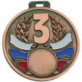 Медаль №309 (3 место, диаметр 70 мм, металл, цвет бронза. Место для вставок: лицевая диаметр 25 мм, обратная сторона размер по шаблону)