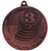 Медаль №163 (3 место, диаметр 50 мм, металл, цвет бронза. Место для вставок: обратная сторона диаметр 47 мм)